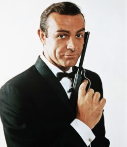 Sean Connery as James Bond. 